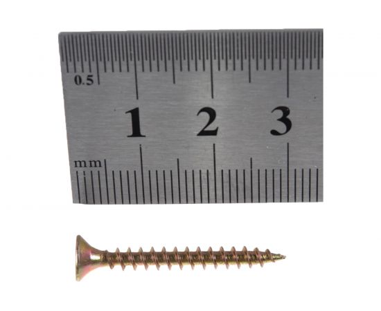 Потайной универсальный шуруп Метизный двор 3,5x30, желтый, 1000 шт. 4607159063175 – изображение 4