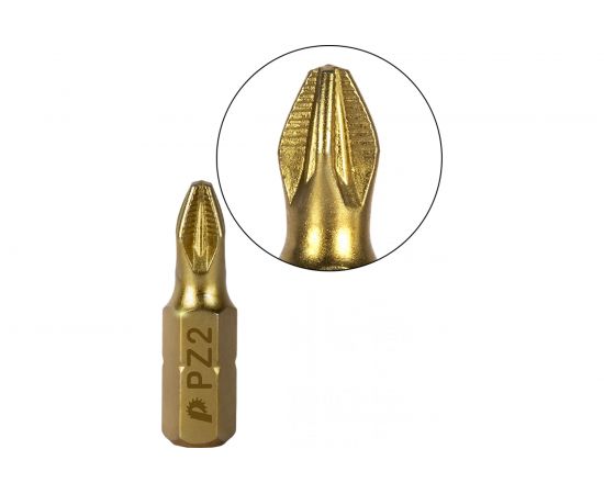 Бита PZ-2 Эксперт (1 шт; 25 мм) ПРАКТИКА 037-046 – изображение 5