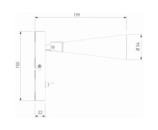 Настенный светильник Elektrostandard Horn GU10 SW сатинированный никель MRL 1010 a047872 – изображение 5