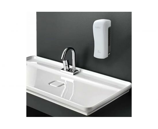 Диспенсер для жидкого мыла ЛАЙМА ORIGINAL наливной, 0.8 л, белый, ABS-пластик 605774 – изображение 6