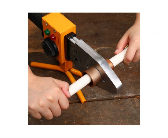 Аппарат для сварки полипропиленовых труб DEKO в металлическом кейсе, 6 насадок (20-63 мм) PPWM2100W 063-4249 – изображение 7