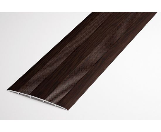 Порог прямой алюминиевый (78 мм; 0.9 м; декоративный; дуб венге) Лука УТ000002225 