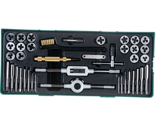 Набор метчиков и плашек с аксессуарами 40 предметов Jonnesway AG10001SP 