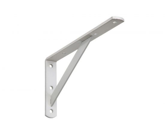 Усиленный кронштейн ALDEGHI LUIGI SPA 245х100х20х4 мм, оцинкованный, цвет: белый 2579VB25 