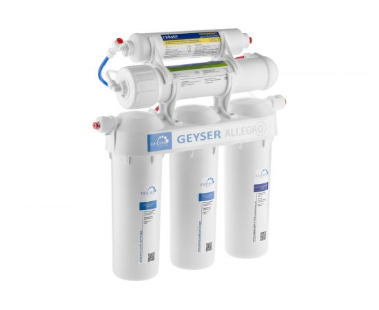 Система обратного осмоса Гейзер Аллегро с пластиковым баком, без крана 20049 