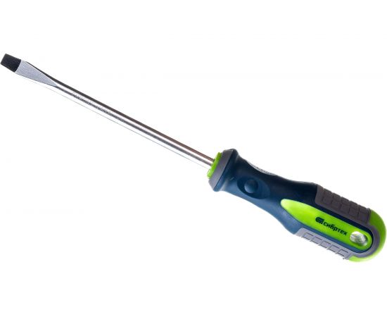 Отвертка SL8.0х150мм, CrV, 3-х компонентная рукоятка СИБРТЕХ 11821 