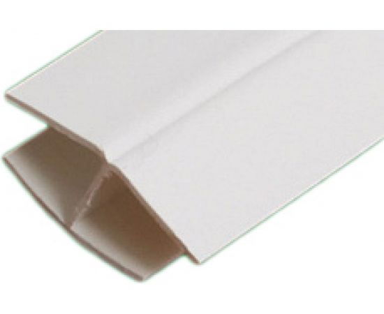 Стыковочный профиль СХТ ПВХ 8-10х3000 мм белый ПрПа002 