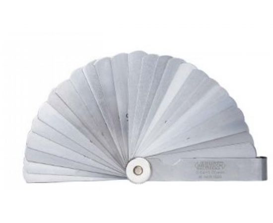 Набор щупов INSIZE для установки зазора клапанов 25шт l= 75мм диапазон 0.04 - 1.00мм 4601-25 