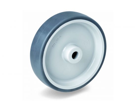 Колесо с подшипником скольжения (150х35х15 мм; 140 кг; термопластичная резина/полипропилен) Tellure Rota 711105 