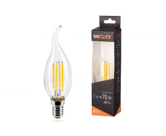 Лампа LED Wolta FILAMENT, 4000К, 25SCDFT7E14 