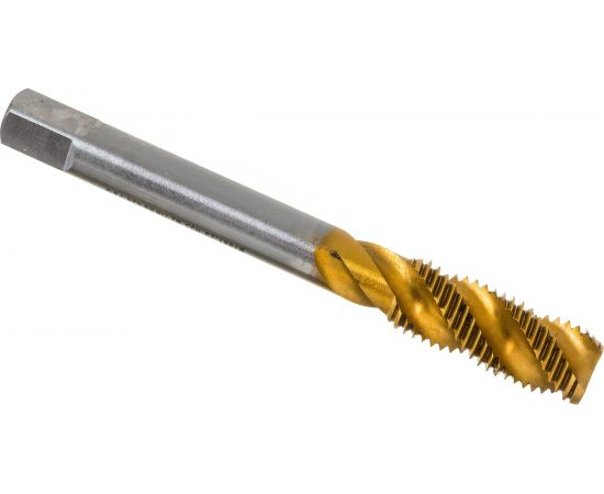 Метчик M10x1,25 HSS M2 TiN спиральный ПрофОснастка №434 арт. 50221034 