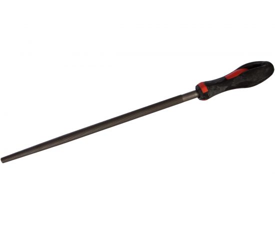 Круглый напильник с ручкой PVC (300 мм, насечка №2 средняя) BAUM 3742300 