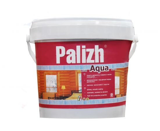Защитно-декоративная лазурь для древесины Palizh AQUA 284.07.ТП венге 0,9 л 11605920 
