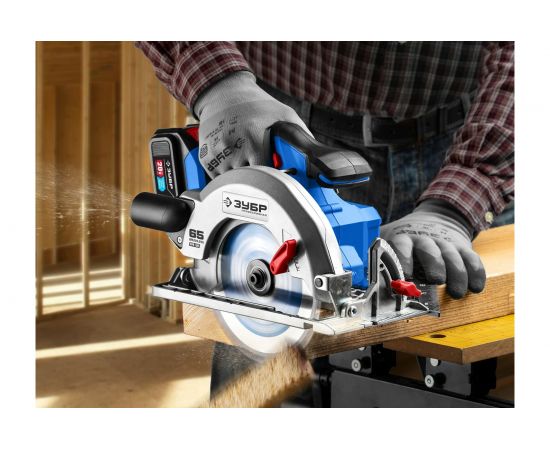 Бесщеточная циркулярная пила ЗУБР Профессионал 20В CPB-190-41 – изображение 13