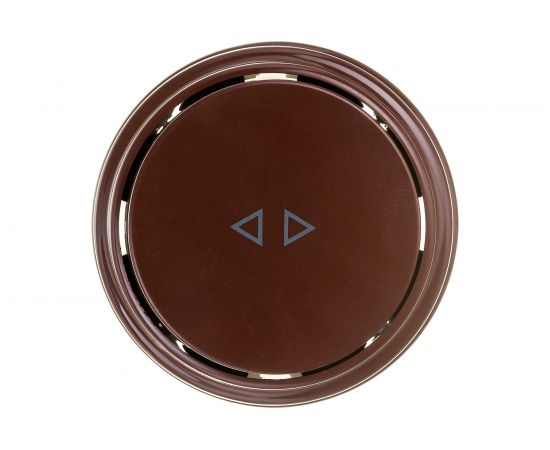 1-клавишный проходной выключатель Bylectrica А610-2261 10А, открытой установки, серия РЕТРО, коричневый, А610-2261 – изображение 2