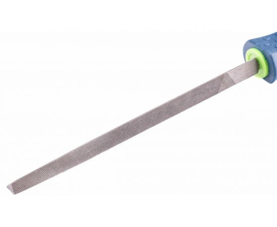 Трехгранный напильник, 150 мм, двухкомпонентная рукоятка, №2 СИБРТЕХ 16024 – изображение 2