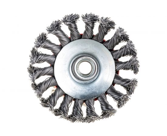 Щетка дисковая витая (100 мм; М14) для УШМ SKRAB 35430 – изображение 2