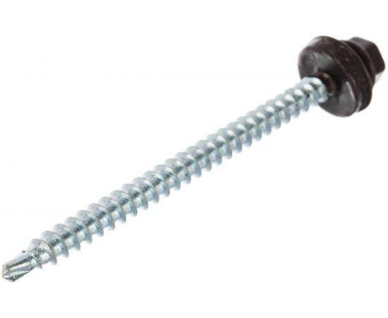 Кровельный саморез Daxmer 4,8х70 RAL 8017 100шт 16563 – изображение 2