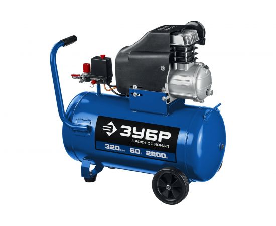 Воздушный компрессор 320 л/мин ЗУБР Профессионал КПМ-320-50 – изображение 2