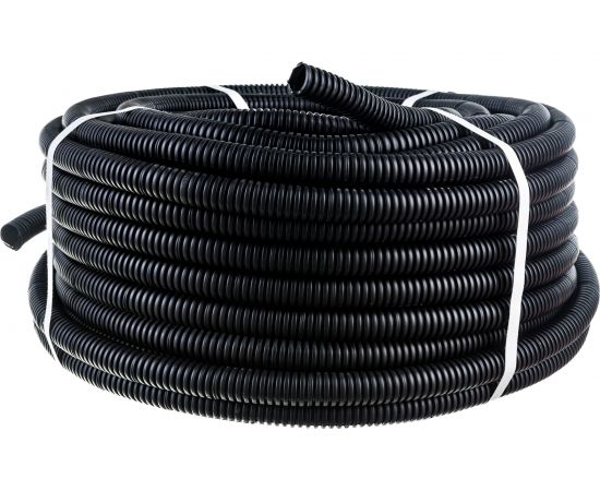 Гофрированная труба REXANT ПНД с зондом 25 мм 50 м 28-0025-3 – изображение 2