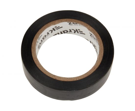 Изолента ПВХ KRANZ 15 мм х 10 м, 0.13 мм, черная KR-09-2006 – изображение 3