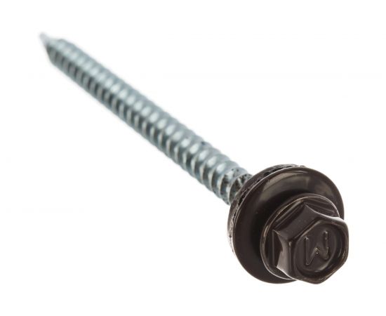 Кровельный саморез Daxmer 4,8х70 RAL 8017 100шт 16563 – изображение 3