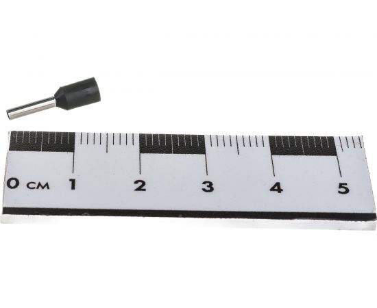 Штыревой втулочный изолированный наконечник REXANT F-8мм 1.5кв.мм черный 08-0814 – изображение 3