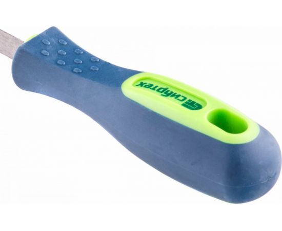 Трехгранный напильник, 150 мм, двухкомпонентная рукоятка, №2 СИБРТЕХ 16024 – изображение 3