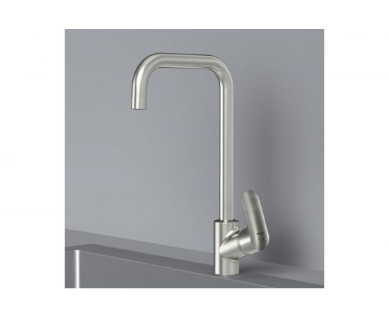 Смеситель для кухни AM.PM Like, G-образный излив, сатин, F8006011 – изображение 4