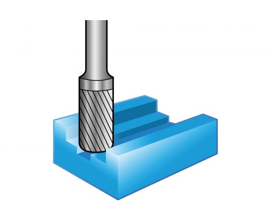 Борфреза твердосплавная форма B (12x25 мм; хвостовик 6 мм) NORGAU 077110120 – изображение 5