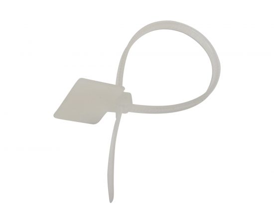 Хомут с площадкой под маркер REXANT 100x2,5 мм, белый, 100 шт. 07-0106-2 – изображение 6