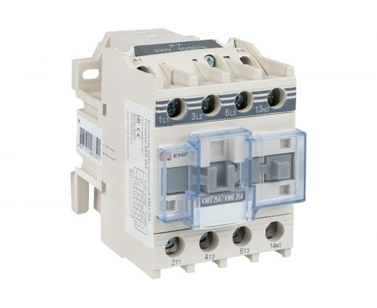 Магнитный пускатель EKF КМЭ 25А катушка управления 220В АС малогабаритный 1NO ctr-s-25-220 9765748 