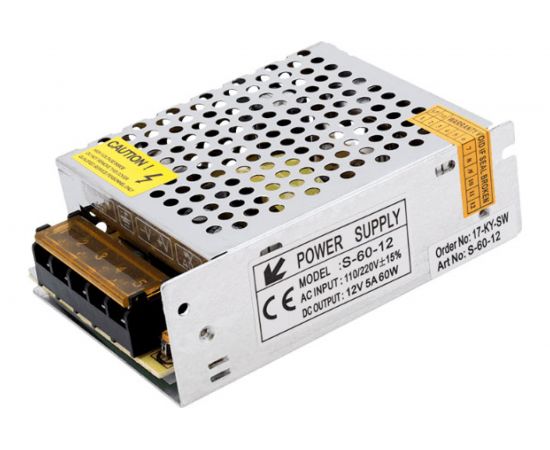 Блок питания SWG-60-12 сетка, 60 W, 12V S00000000142 