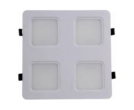 Светодиодный встраиваемый светильник Apeyron Грильято, 36Вт, 3600Лм, 4000К, 240х240х27мм. 42-021 