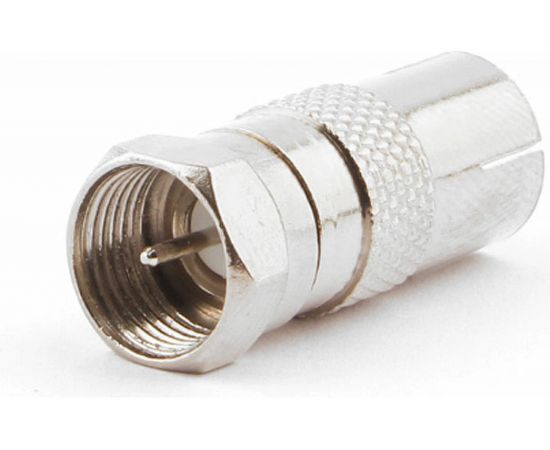 Переходник Cablexpert F папа / TV папа, блистер APL-MTVM-01 