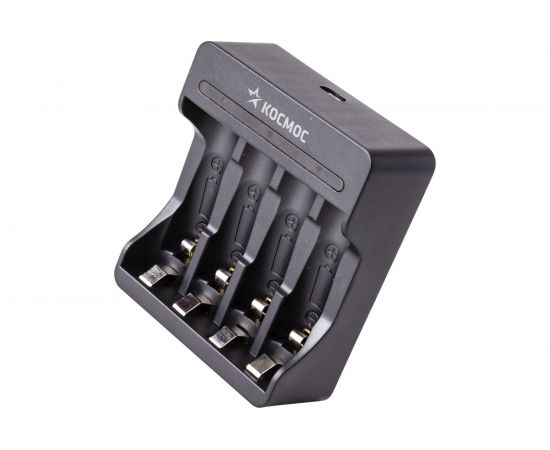 Зарядное устройство КОСМОС 1-4 АА/ААА питание от USB шнура, автоотключение KOC903USB 
