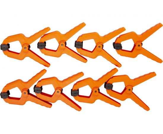 Набор пружинных зажимов Amigo 25 мм, 8 штук 74118 