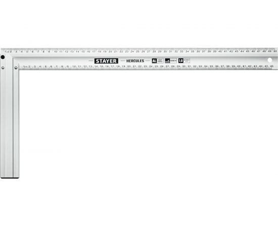 Жесткий столярный угольник STAYER Hercules 500 мм 3432-50 