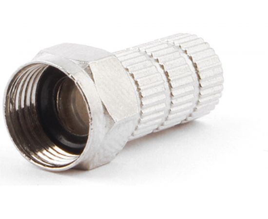 F коннектор Cablexpert для кабеля RG6, 5 шт, с уплотнительным резиновым кольцом SPL6-02 