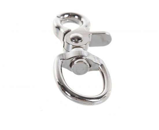 Пружинный карабин ЕВРОПАРТНЕР ножницеобр. с вертлюгом, 73 мм, 1 шт. Z1 07755 – изображение 2