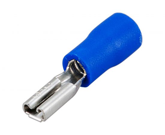 Плоская изолированная клемма REXANT РПи-м 2.5-(2.8) гнездо 3,8 мм 1,5-2,5 мм2 синяя 10 шт 06-0388-A – изображение 2