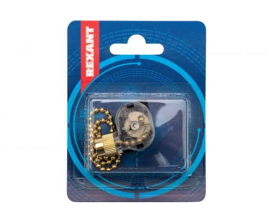 Выключатель для бра REXANT с золотой цепочкой 270 мм 32-0102-01 – изображение 2