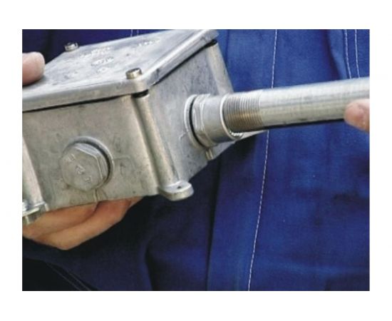 Распределительная коробка KOPOS алюминиевая с крышкой IP54 96х96х64мм 7116 C_M20 – изображение 2