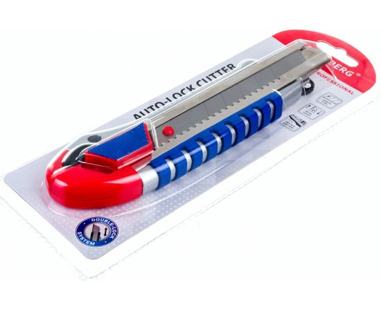 Универсальный мощный нож BRAUBERG Professional ширина 25 мм, металлический корпус 237448 – изображение 3