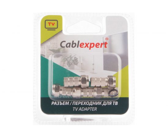 F коннектор Cablexpert для кабеля RG6, 5 шт, с уплотнительным резиновым кольцом SPL6-02 – изображение 3