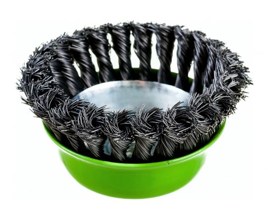 Щётка крученая чашка для УШМ 100 мм Дело Техники 275500 – изображение 3