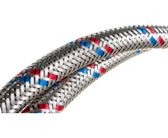 Гибкая подводка для воды Gigant с оплеткой из нержавеющей стали, 1/2""х150 см, г/г P-150-GG – изображение 3