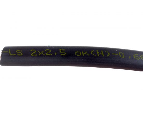 Кабель ВВГ-ПнгA-LS ULC 2х2.5 черный 5м ULС0052 – изображение 3