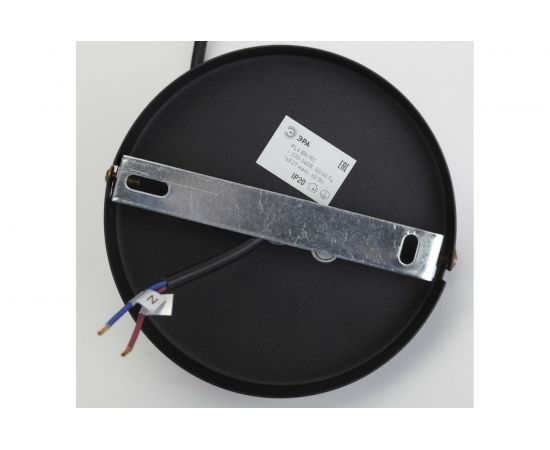 Подвес ЭРА PL4 BK/RC металл, E27, max 60W, d203 мм, шагрень черный/медь Б0037438 – изображение 4