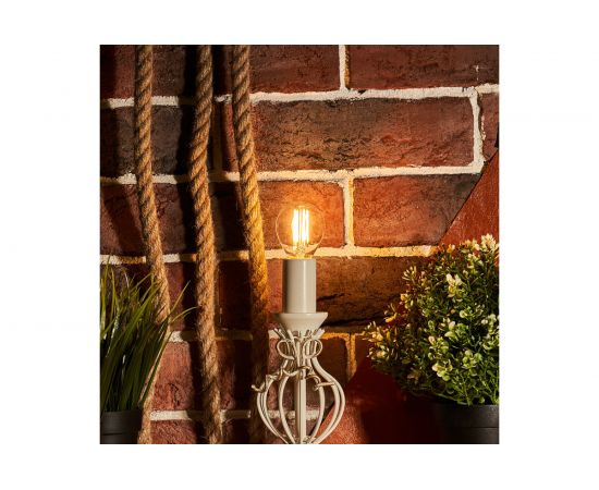 Филаментная лампа REXANT Шарик GL45 7.5 Вт 2700K E14 604-121 – изображение 4